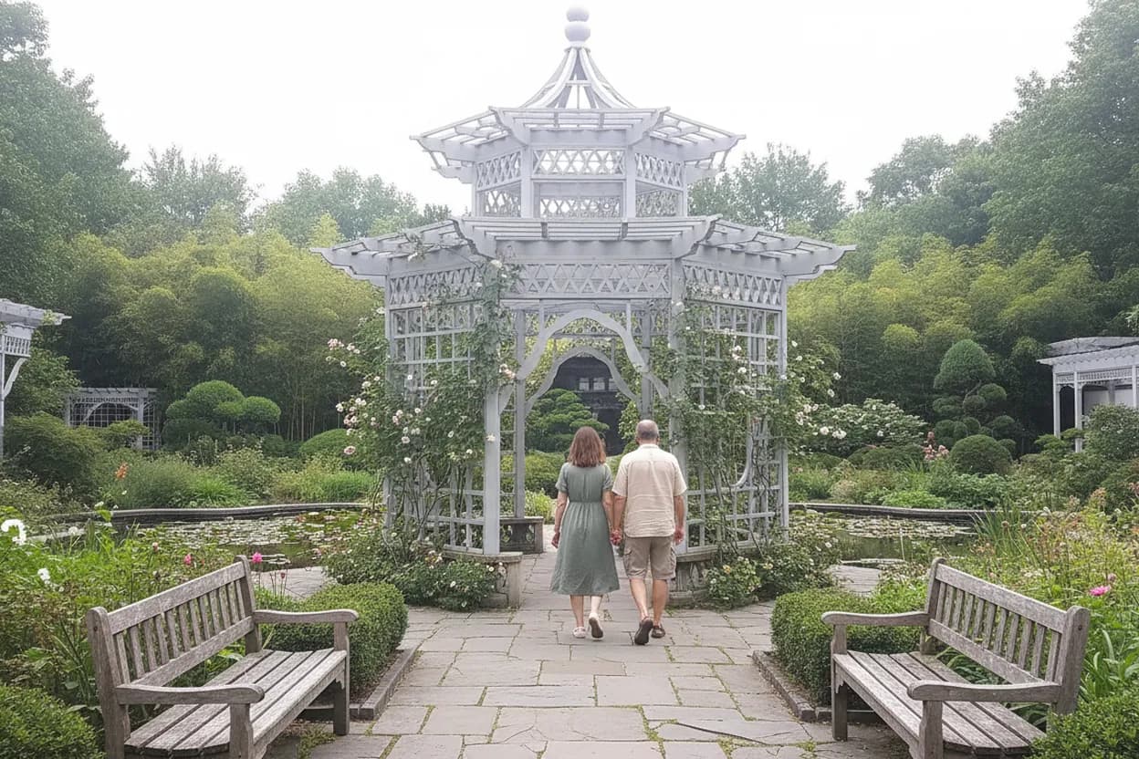 Cover scene for Snug Harbor’s Scholar Garden: A Slow Staten Island Culture Day