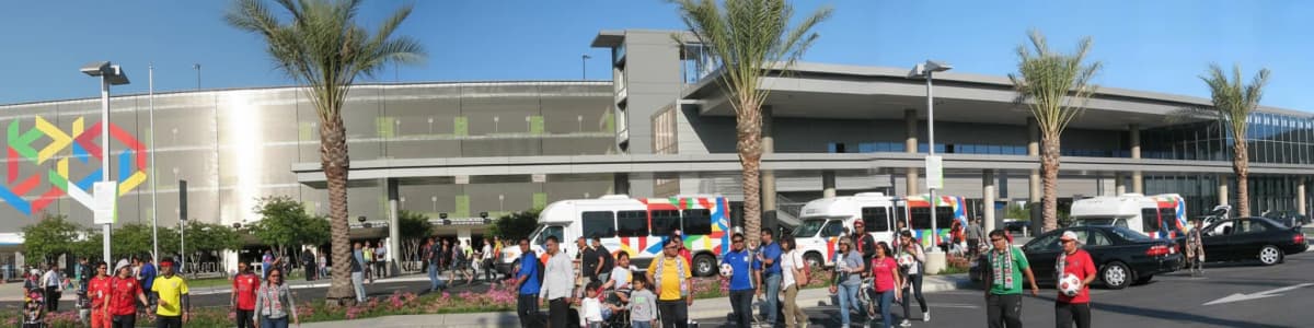 SoFi Stadium: Family Shuttle Plan route image