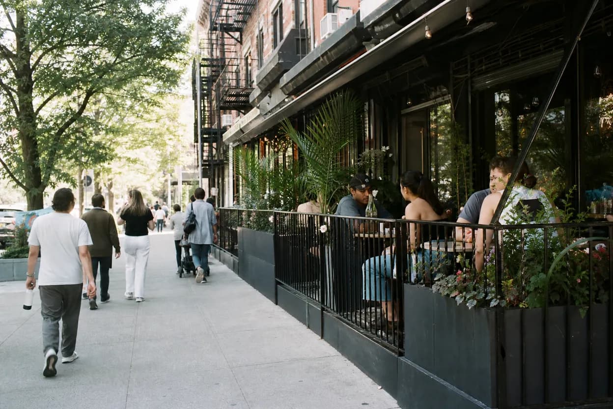 NYC experience scene for Sofreh With Stroller Room: A Prospect Heights Persian Dinner Decision Tool