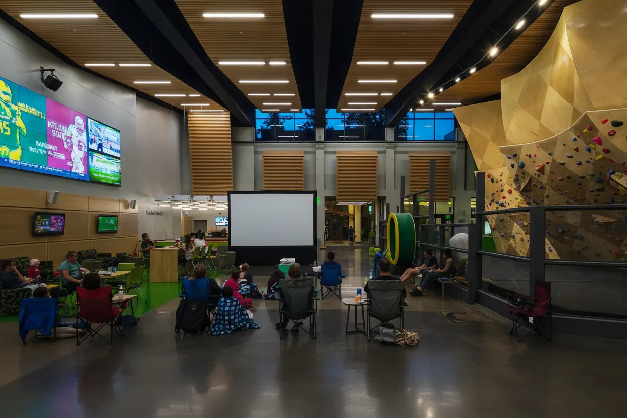 Editorial detail for Sorrentino Rec Center Movie Night: A Rain-Safe Free Screen for Kids