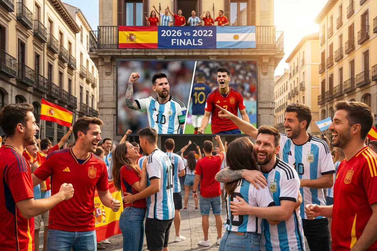 World Cup supporters navigating East Rutherford · New York City · North America during match day.