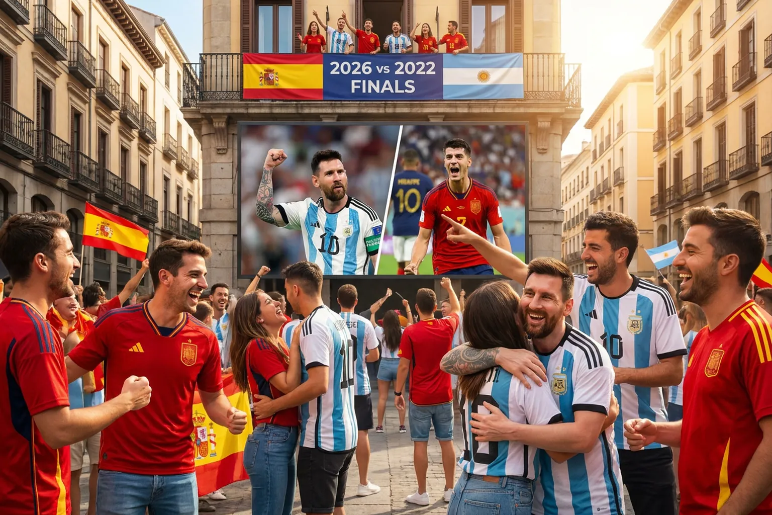 World Cup supporters navigating East Rutherford · New York City · North America during match day.