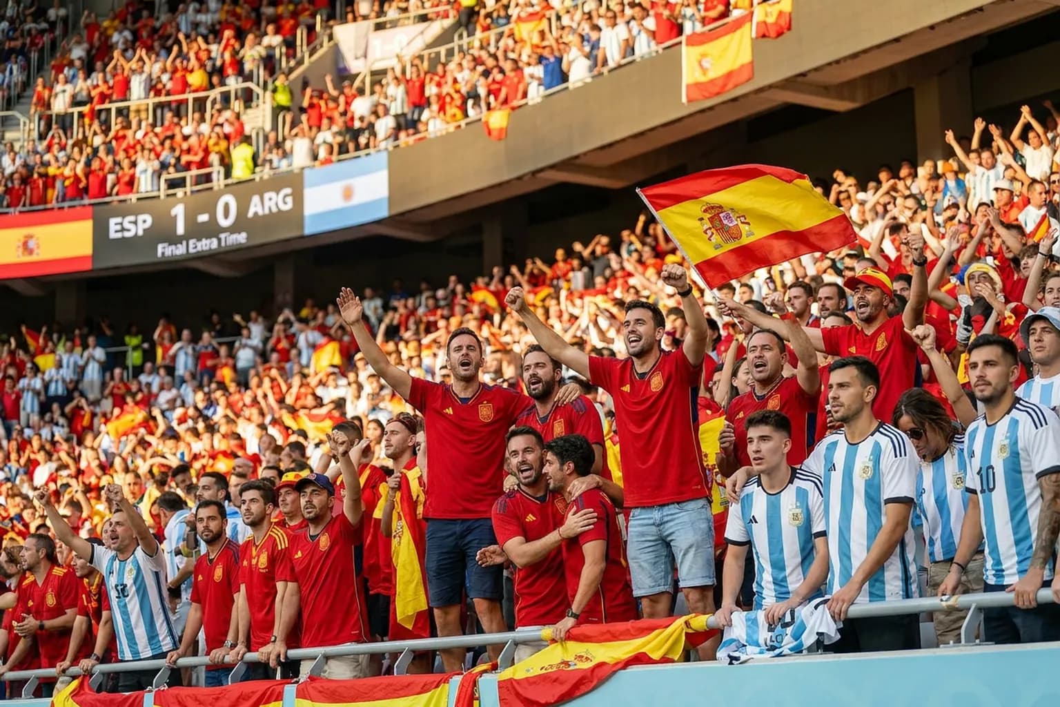 World Cup supporters navigating East Rutherford · New York City · North America during match day.