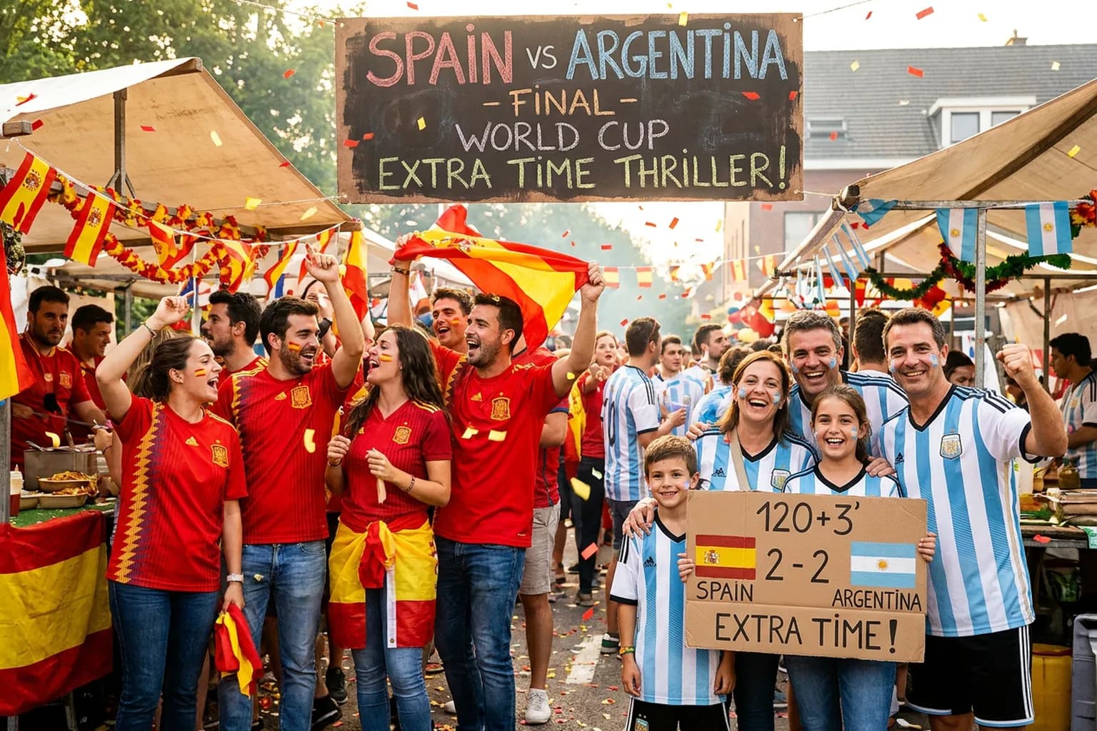 World Cup supporters navigating East Rutherford · New York City · North America during match day.