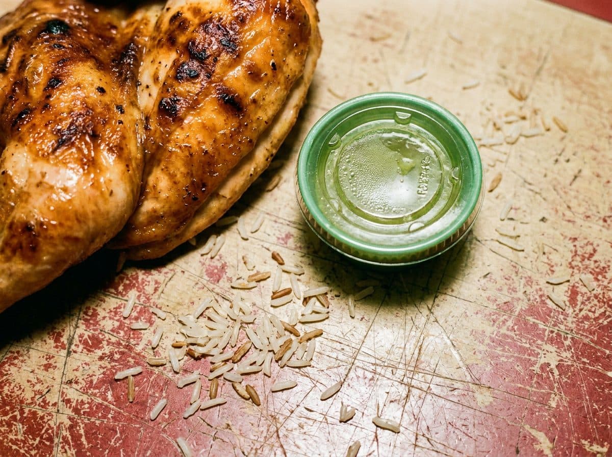 Spain vs Peru Over Queens Rotisserie and Green Sauce - scene