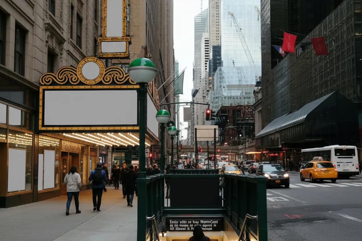 Cover scene for Spiderman Brand New Day: NYC Theater Timing and Transit Guide