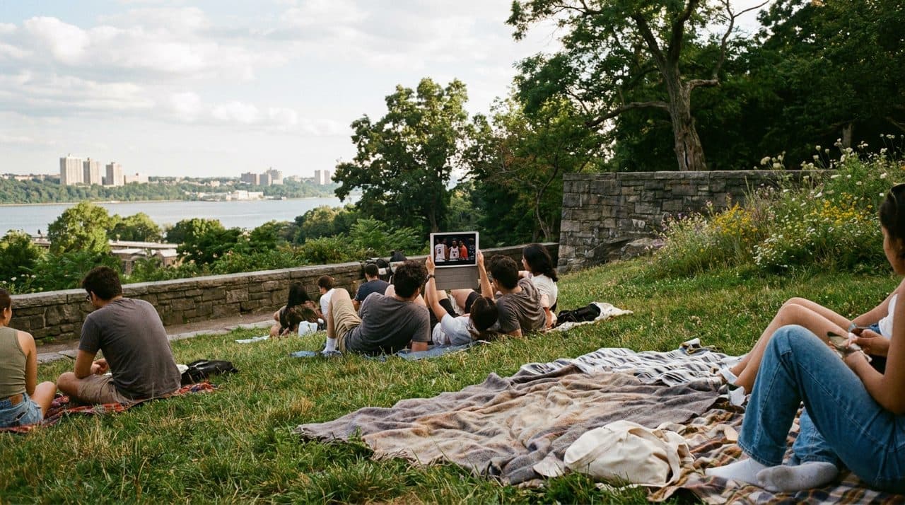 Spurs vs Knicks Game 4 From a Fort Tryon Blanket - cover image