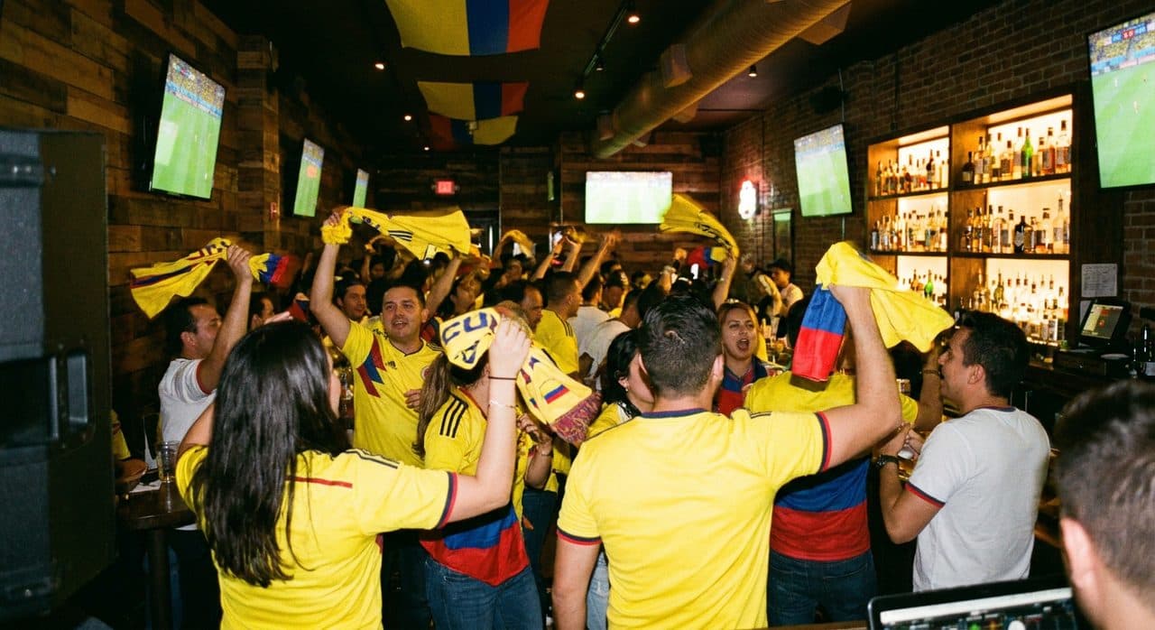 Stapleton's Colombian Corner: A Staten Island Bar That Turns Yellow for Every Los Cafeteros Match - scene