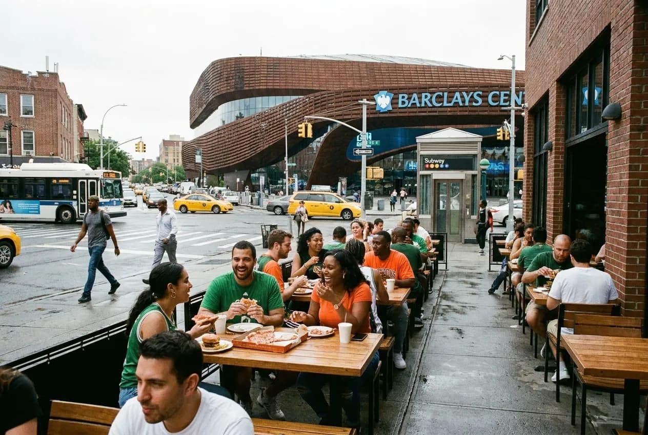 Editorial scene supporting Storm vs Liberty: Where NYC Fans Should Eat Before Tipoff in NYC