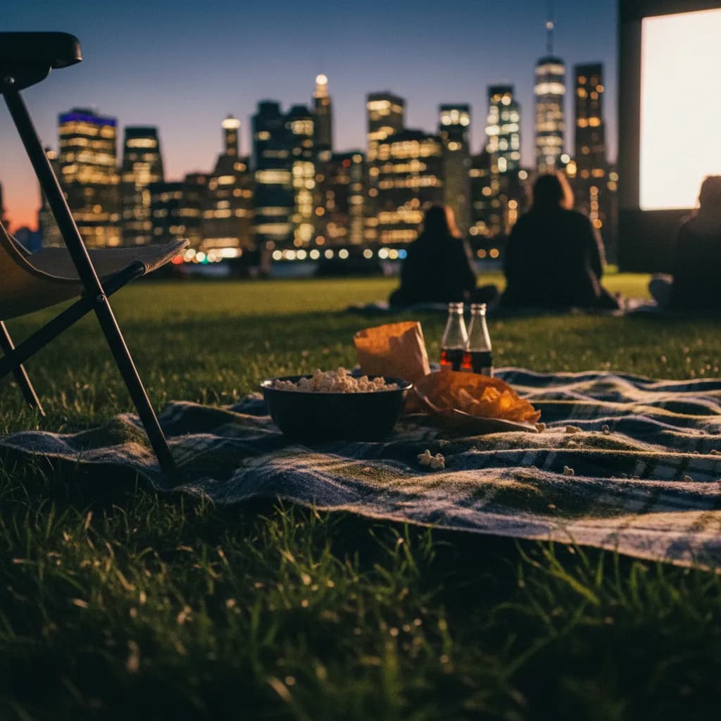 Summer Outdoor Movies: Bryant Park Turns a Blanket Into a Schedule - interior scene