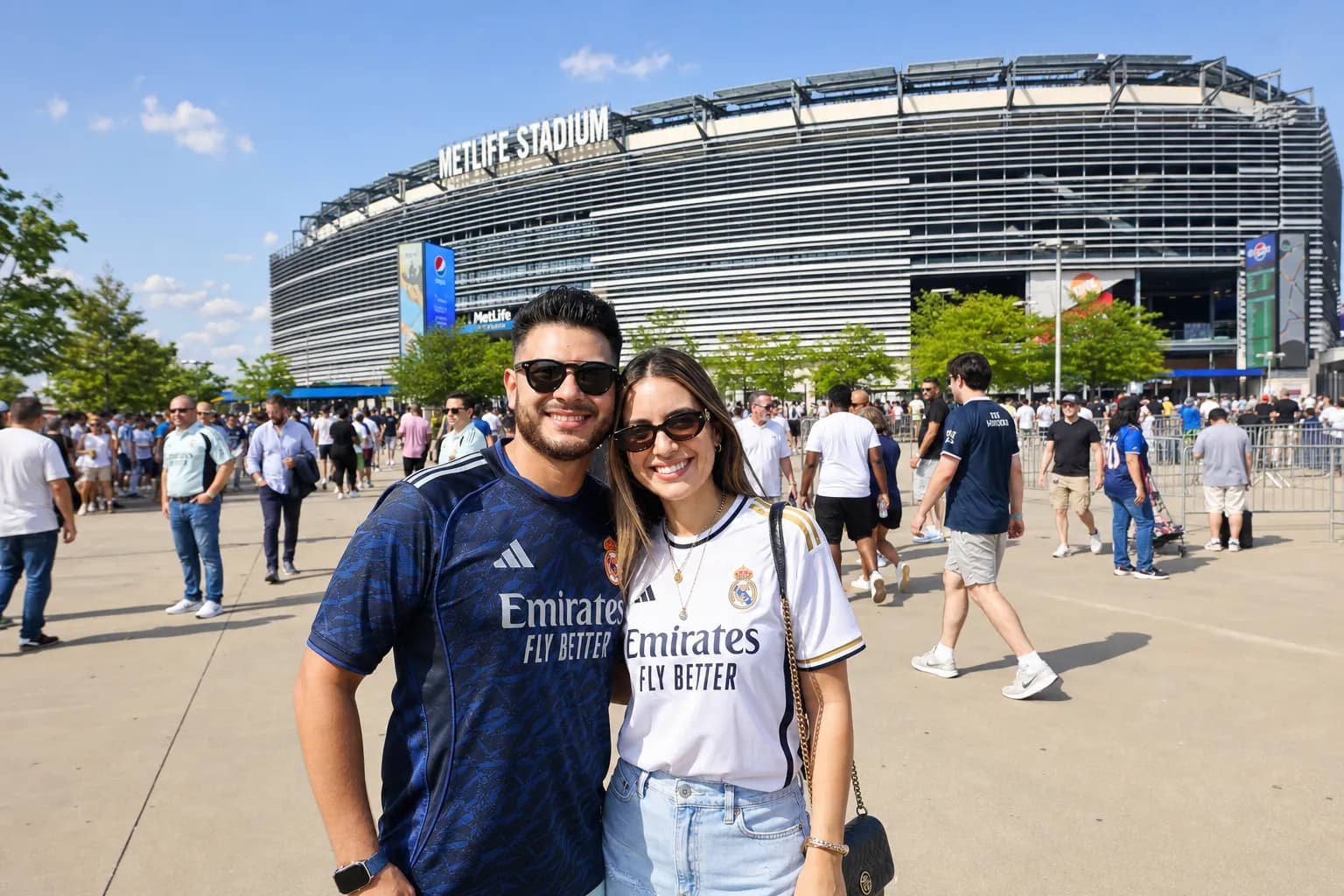 Bright World Cup match-day scene in New York · New Jersey.