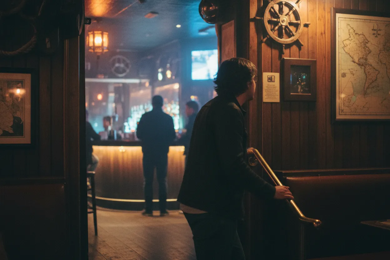 NYC experience scene for Sunken Harbor Club: How to Plan a Transportive Brooklyn Cocktail Night