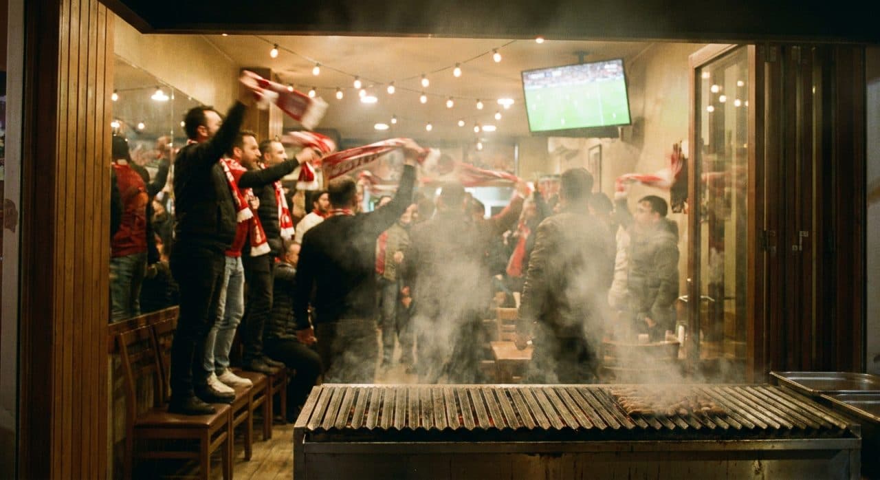 Sunnyside's Turkish Watch House: Kebabs, Raki, and Red-and-White for Every Türkiye Match - scene