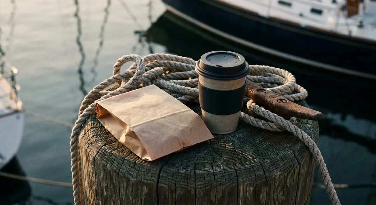 Sunrise Coffee Runs and Harbor Walks in Seaport District Boston