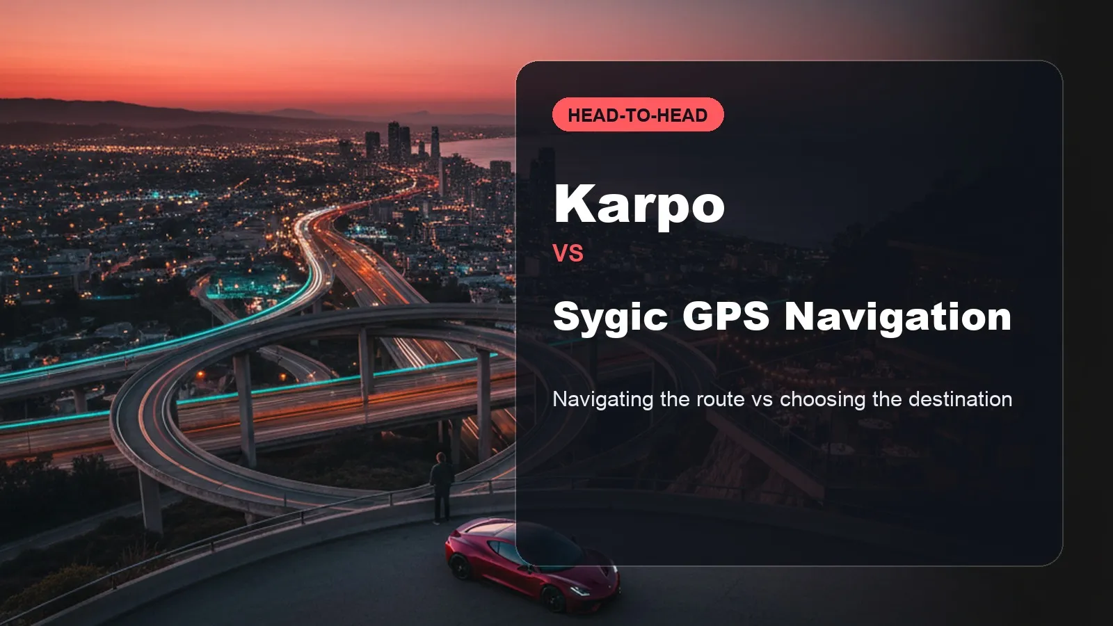 Editorial comparison of Karpo and Sygic GPS Navigation