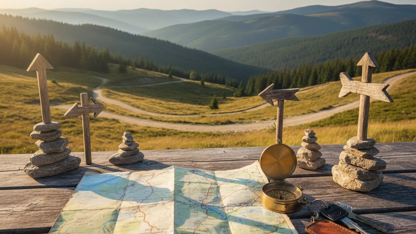 Real-world editorial scene showing Karpo's proactive local planning compared with Sygic GPS Navigation