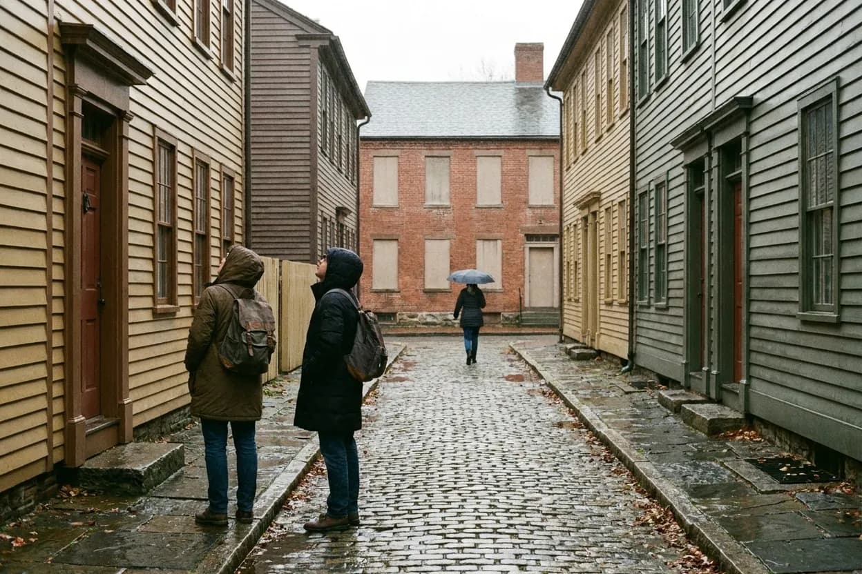 NYC experience scene for Sylvan Terrace: Harlem’s Wooden Row of 1880s Houses Most Downtowners Never See