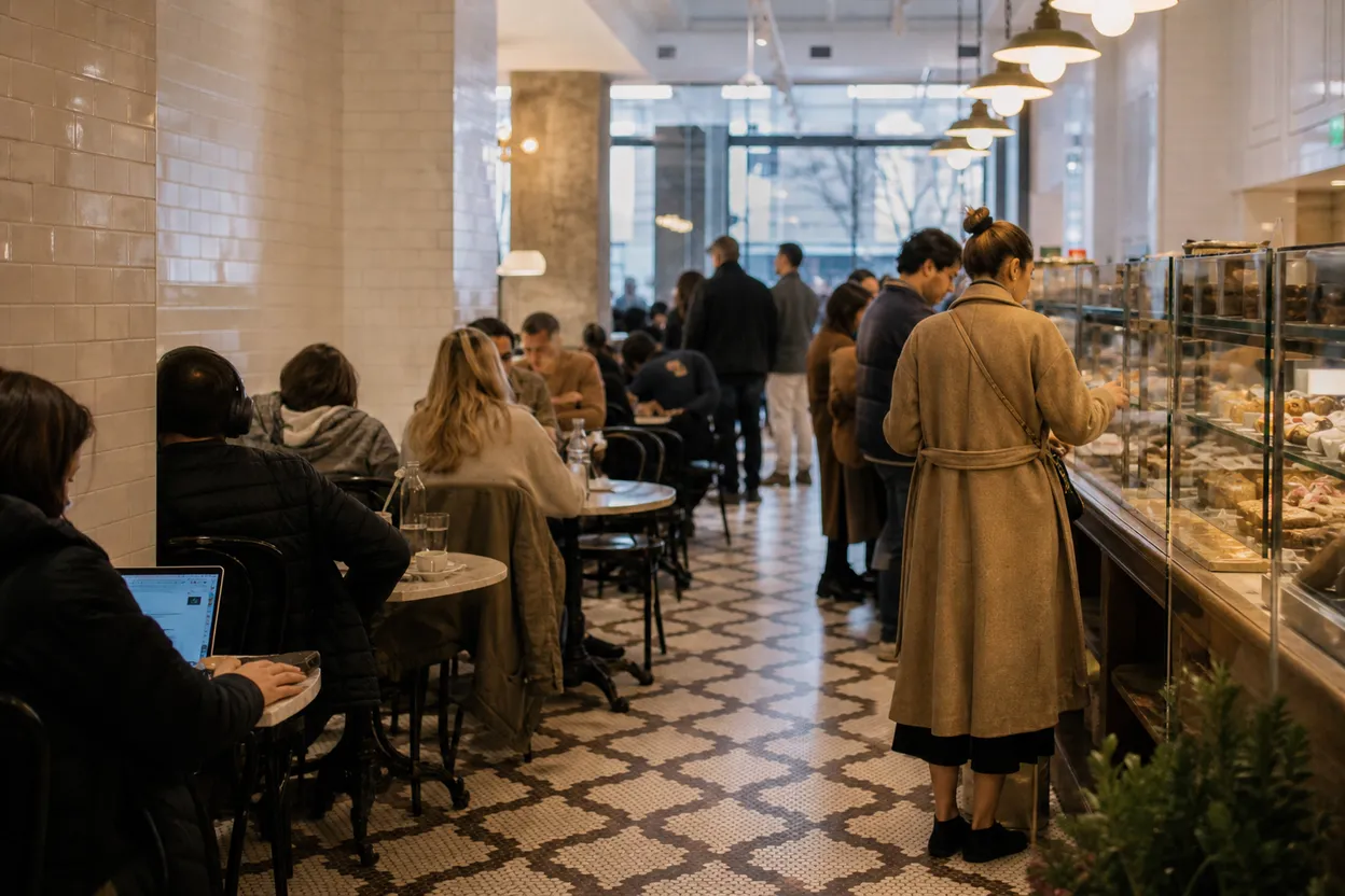 Cover scene for Tatte Near Grand Central: A Coffee Meeting When Midtown Feels Too Loud