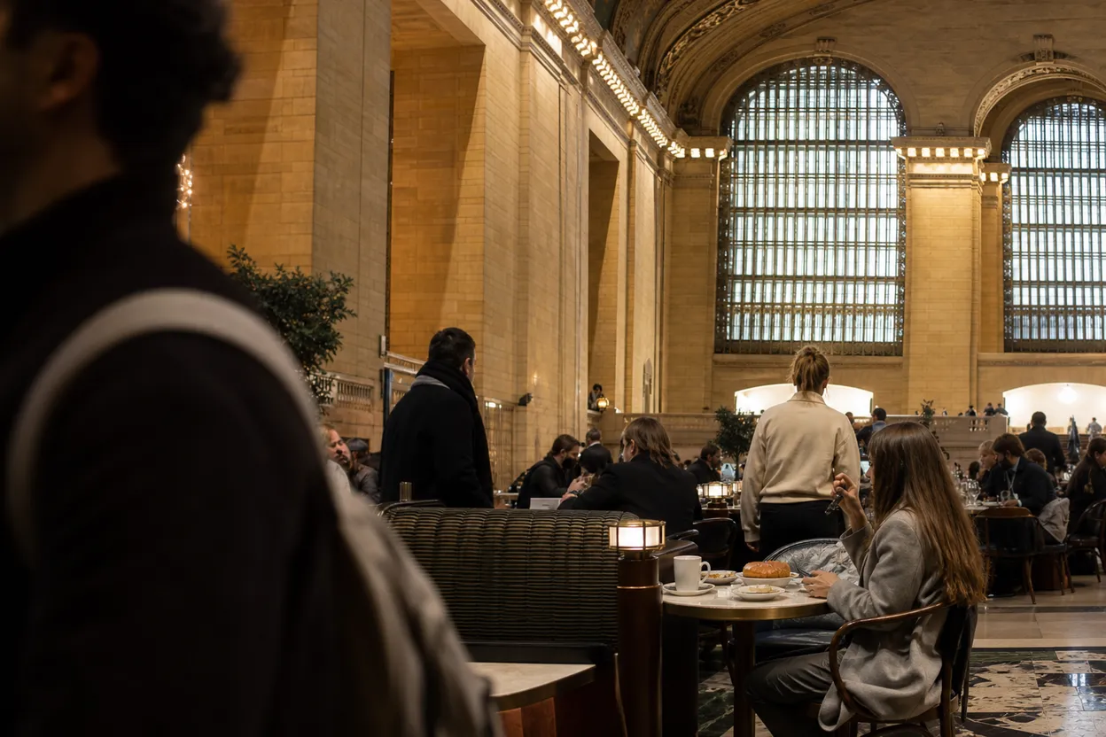 NYC experience scene for Tatte Near Grand Central: A Coffee Meeting When Midtown Feels Too Loud