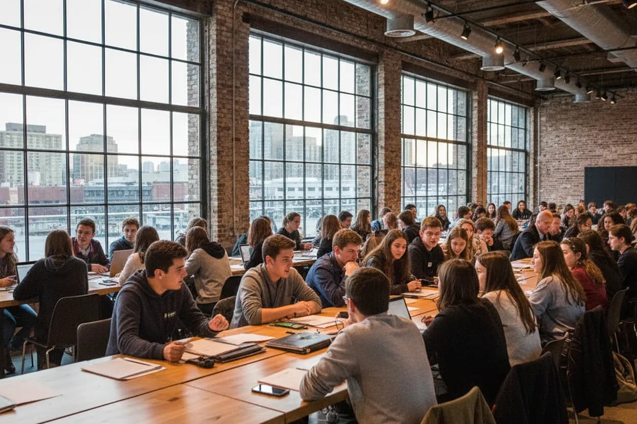 NYC experience scene for Teen Vogue Fest at Duggal Greenhouse: A Brooklyn Navy Yard Saturday for Teens Who Want the Career Room, Not Just the Photo Booth