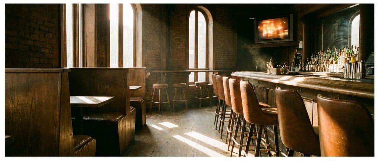 The Park Slope Bar That Streams College Softball Every Spring - scene