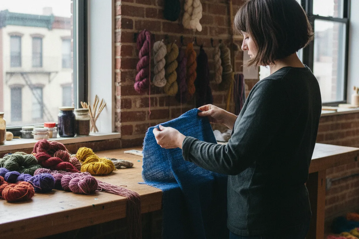 NYC experience scene for Textile Arts Center: How to Choose a First Fiber-Arts Class in Brooklyn