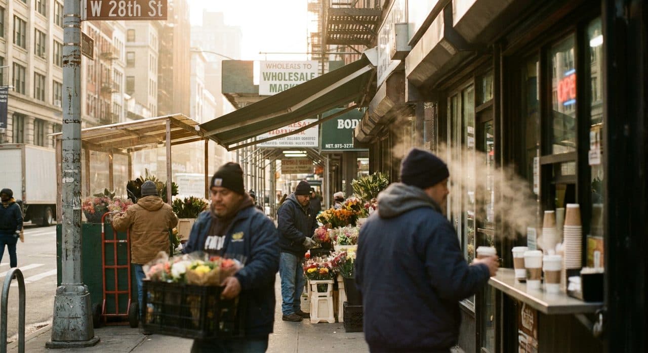 The 6AM Flower Market Walk That Ends at the Best Bodega Coffee - cover image