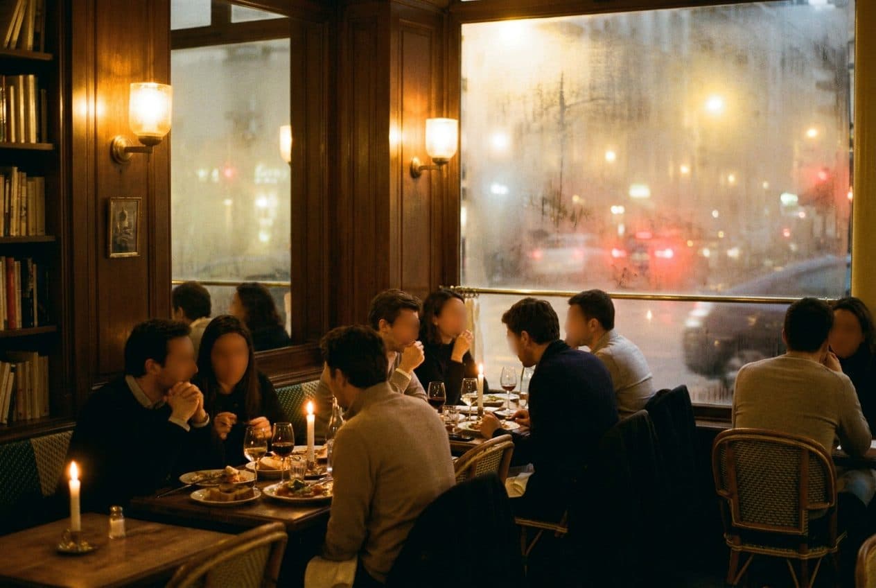 The Arthouse Café Where The Odyssey Crowds Gather Before and After Screenings - scene