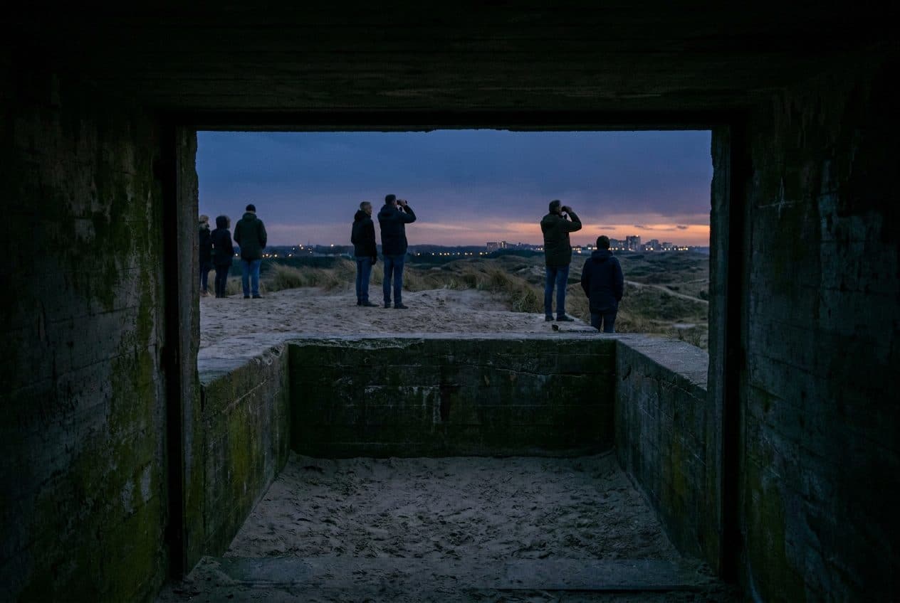 The Beachfront Bunker Where Aurora Chasers Gather When the Sky Cooperates - scene