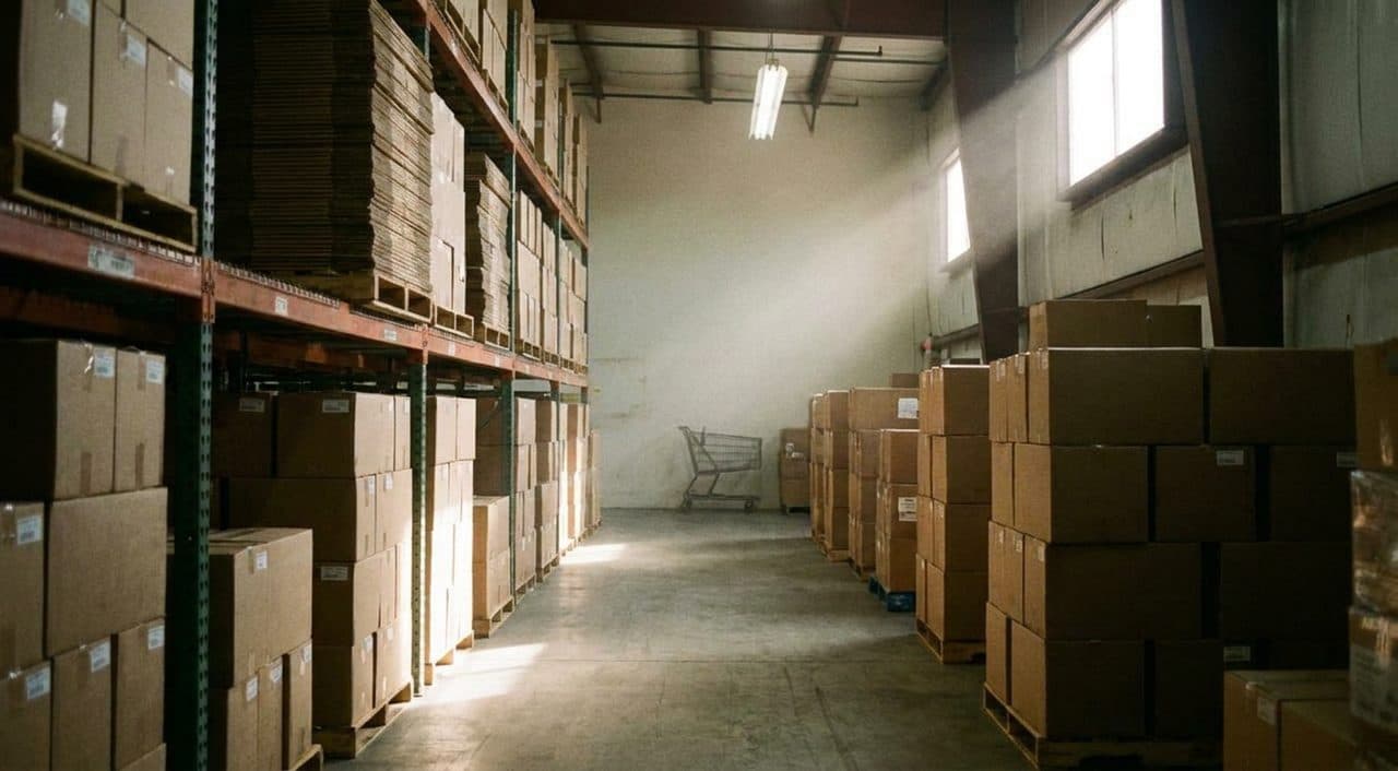 The Bulk Goods Bodega That Hoards Surplus Like a Warehouse Cathedral - scene