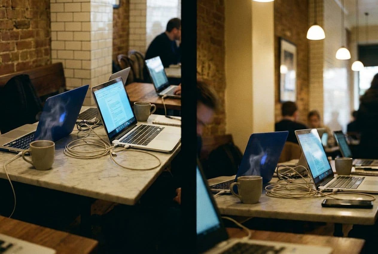 The Cafe Where iOS 27 Release Date Turns Into All-Nighter - scene