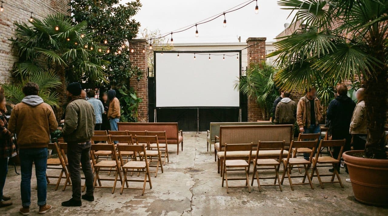 The Cultural Center Courtyard That Becomes a Dual-Language Watch Party - cover image