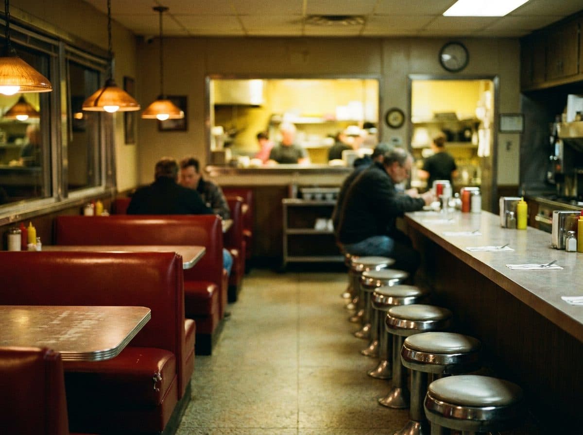 The Diner Booth Where Regulars Livestream Announcements Together - cover image