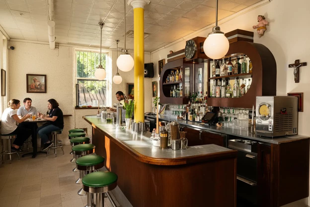 Cover scene for The Fly in Bed-Stuy for a Roast-Chicken Bar Dinner When Dating Feels Loud