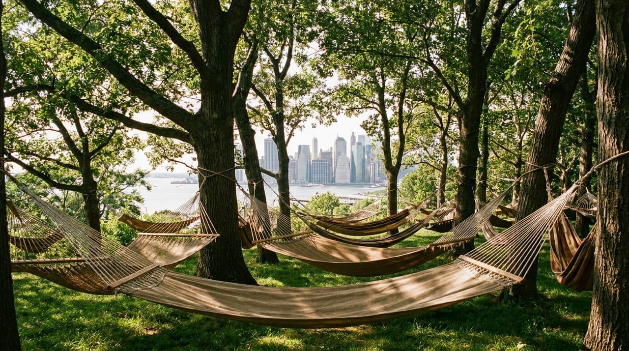 The Free Ferry to Governors Island and an Hour in the Hammock Grove Facing the Harbor - cover image