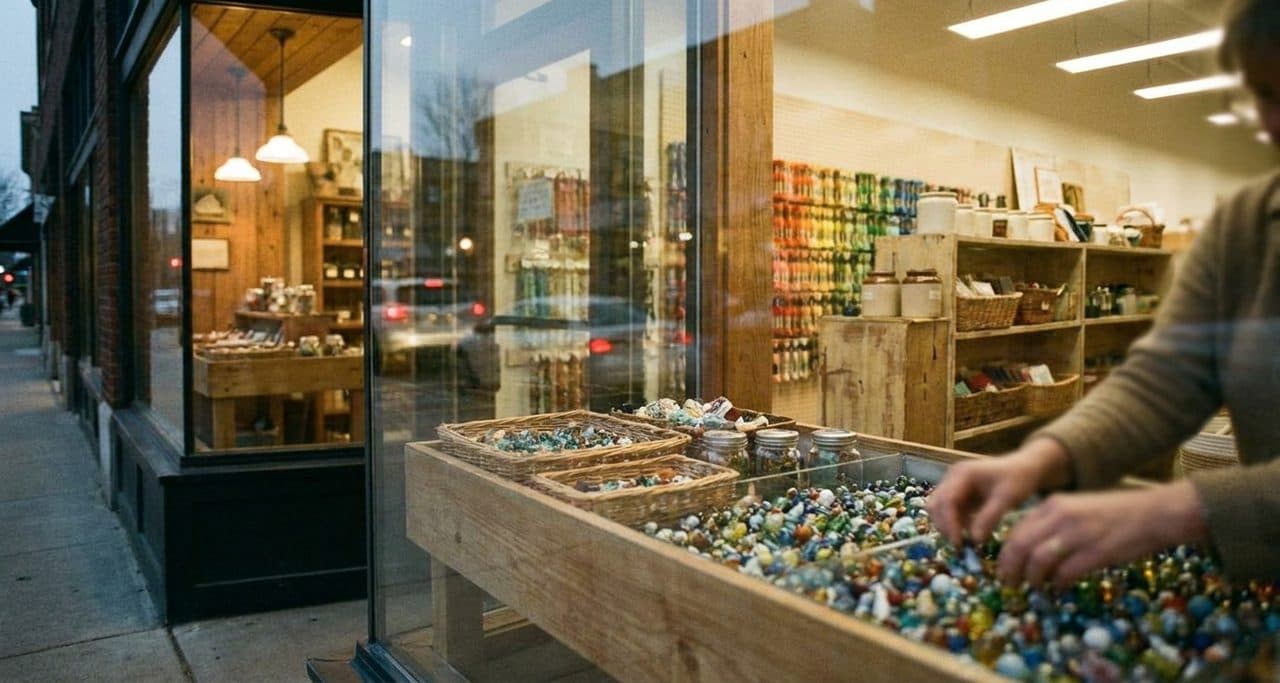 The Friendship Bracelet Supply Shop That Never Closes During Tour Season - scene