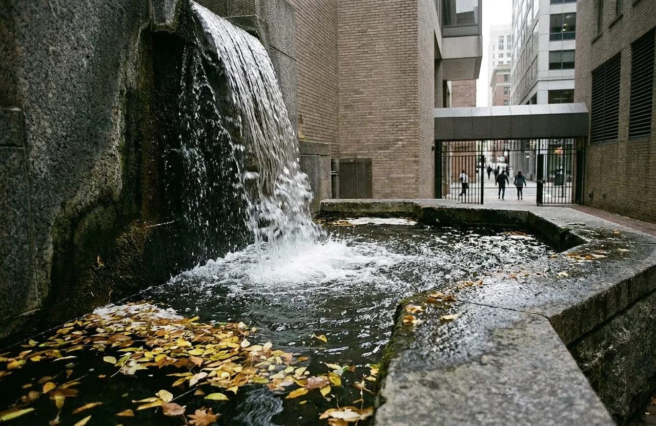 The 25-foot waterfall hidden one block from Grand Central