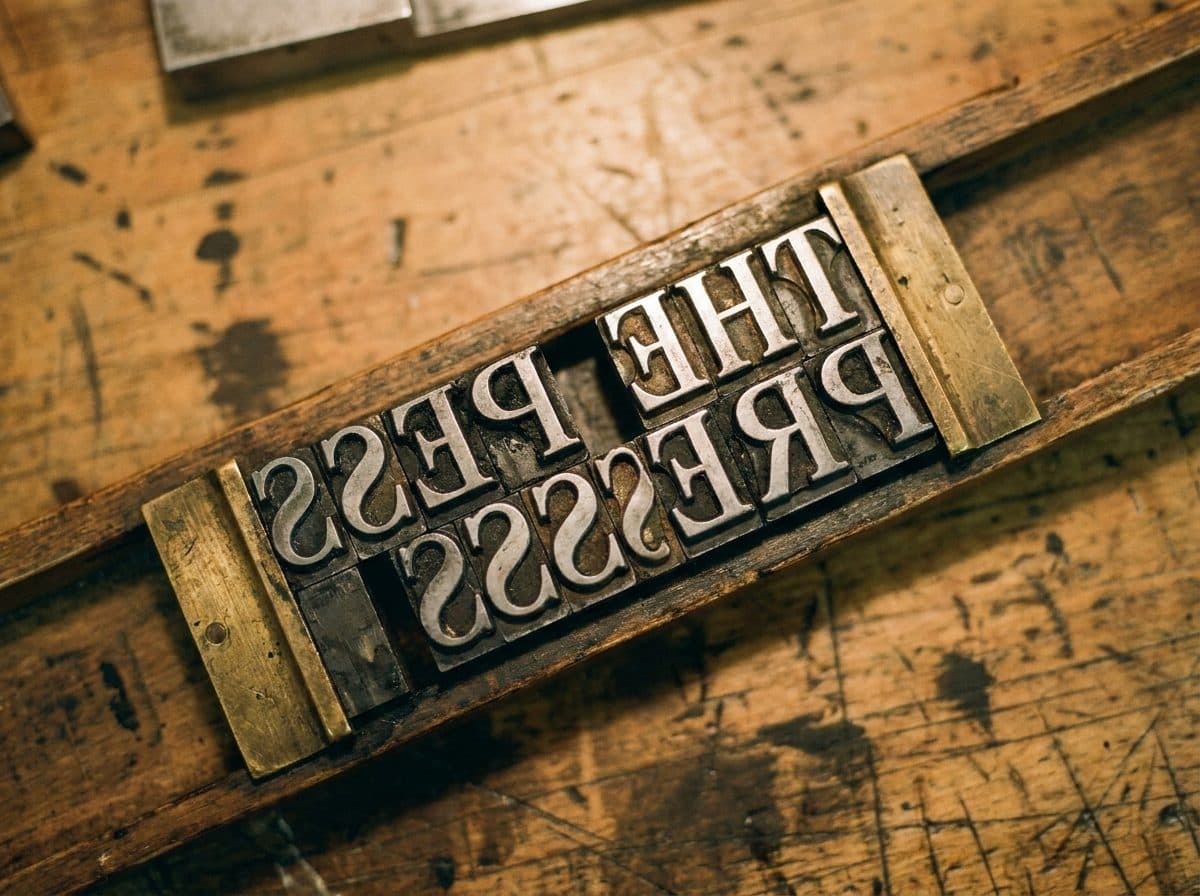 The Letterpress Studio That Prints Cryptic Five-Letter Broadsides - scene