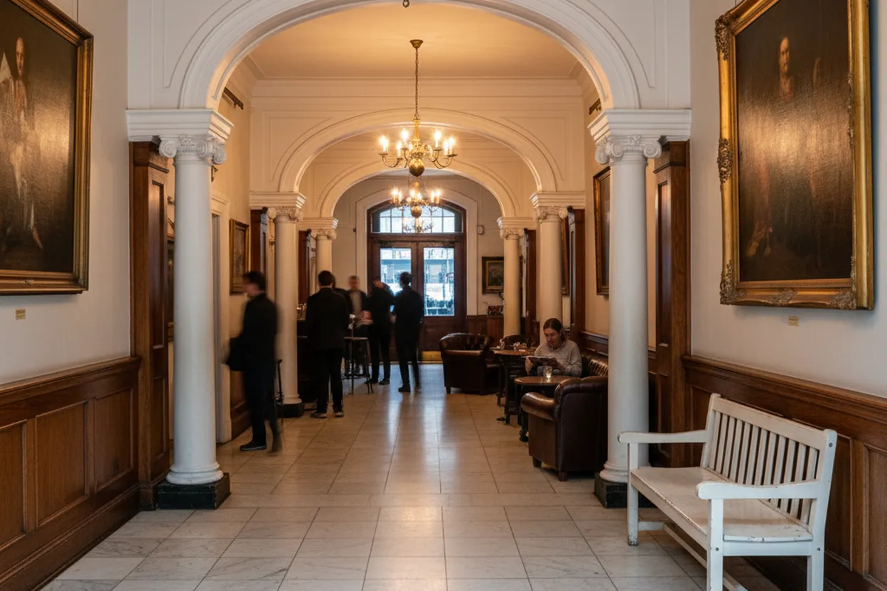 Cover scene for The Long Hall for Midtown Fans Splitting Baseball and Soccer Screens