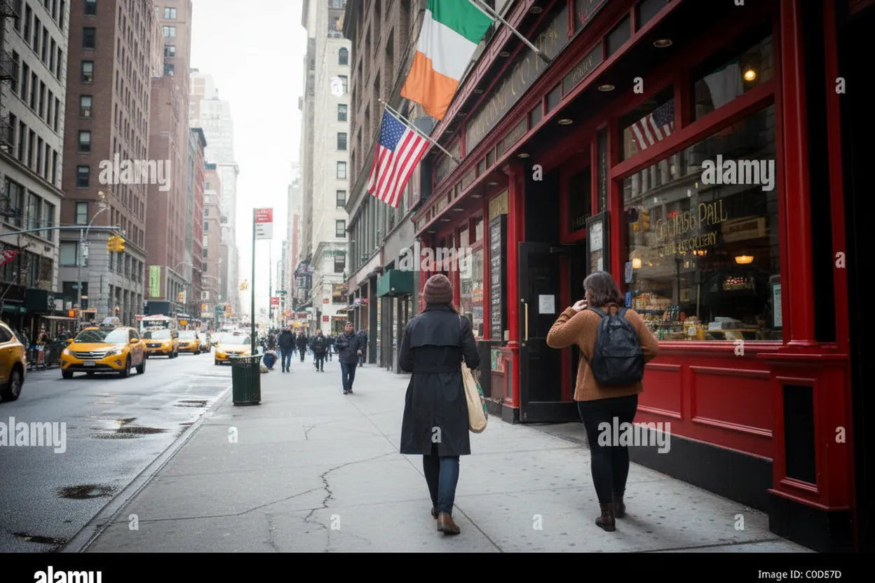 NYC experience scene for The Long Hall for Midtown Fans Splitting Baseball and Soccer Screens