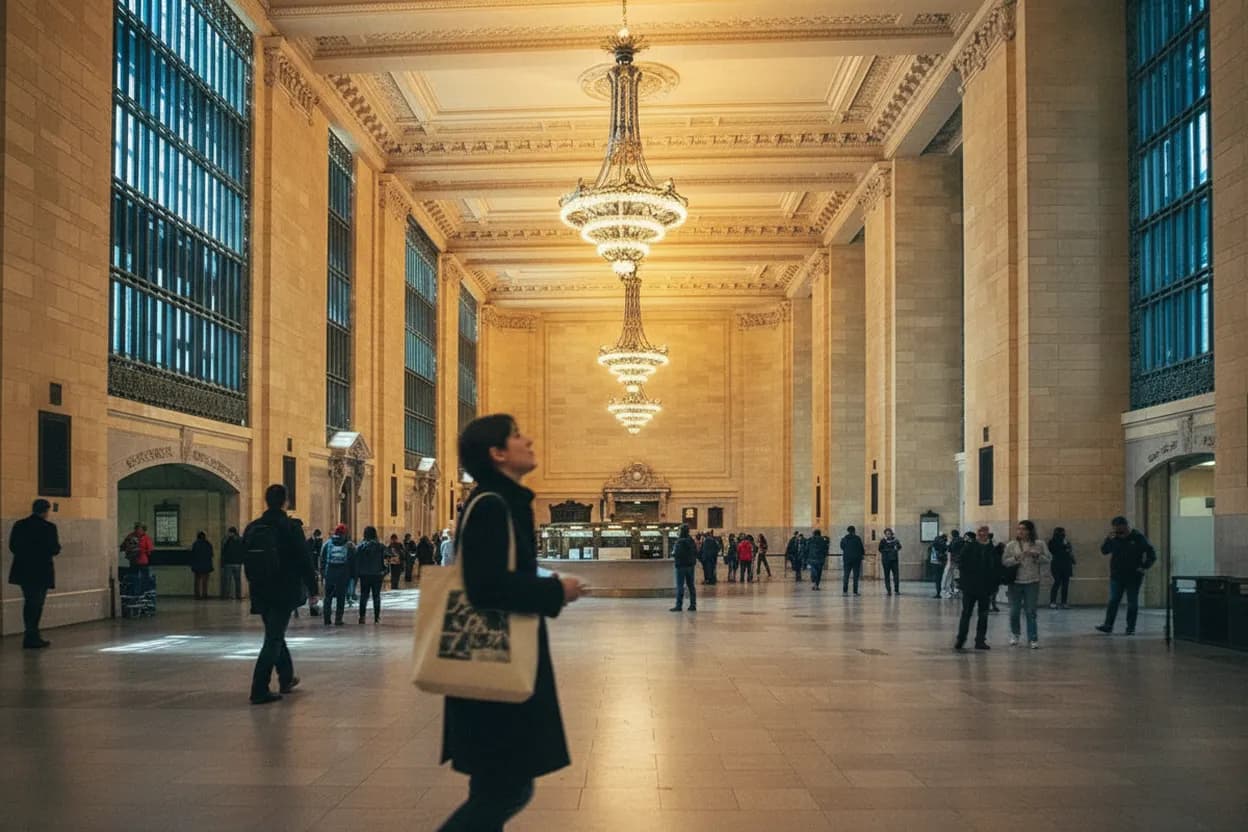 NYC experience scene for The Long Hall in Midtown for a Solo Pint When Penn Station Runs Late