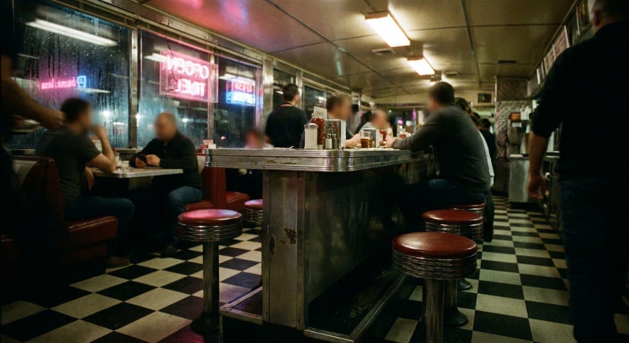 The Neon-Lit Diner Where Concert-Goers Land After Madison Square Garden - cover image