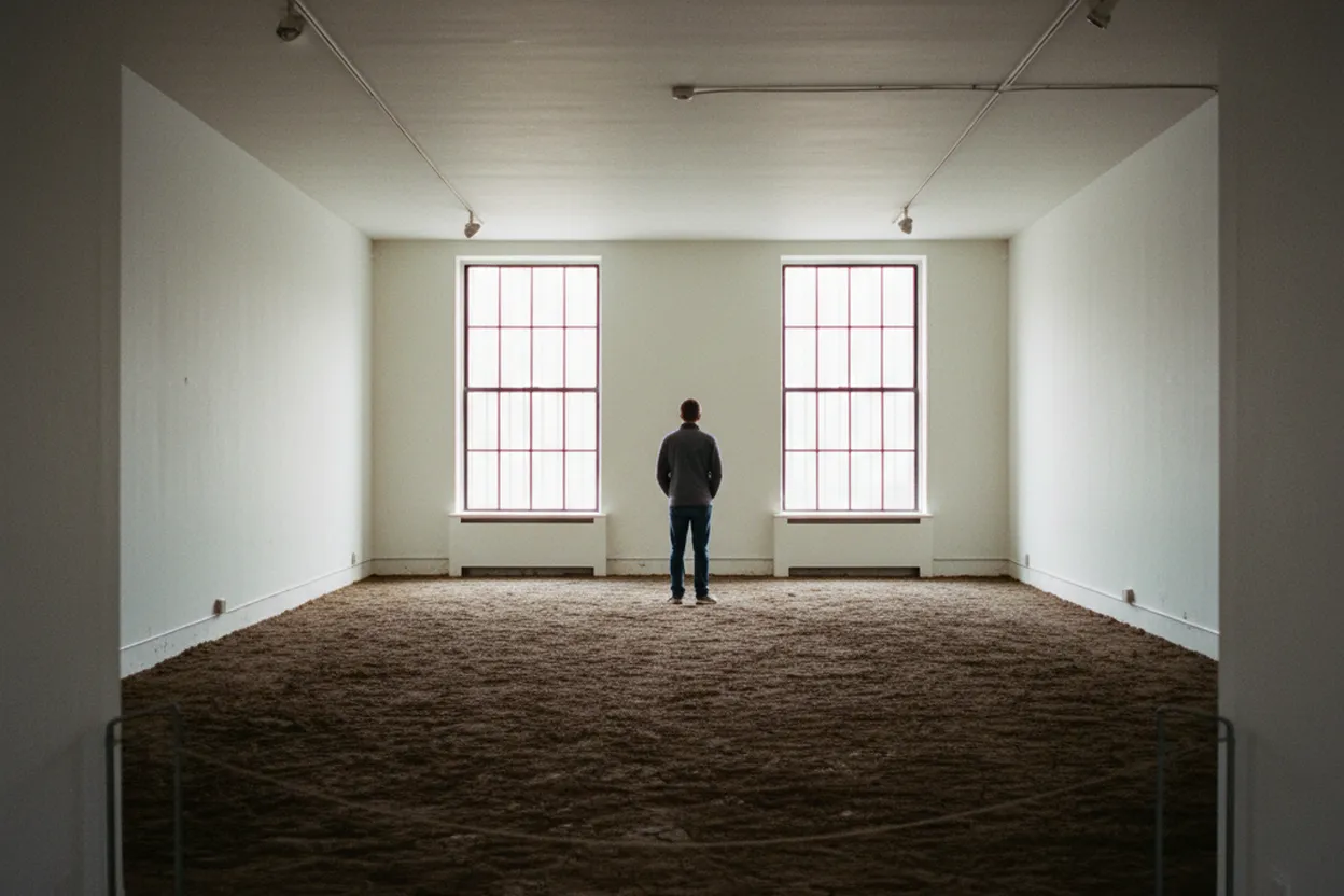 Cover scene for The New York Earth Room: A Quiet SoHo Stop Built from Soil and Silence