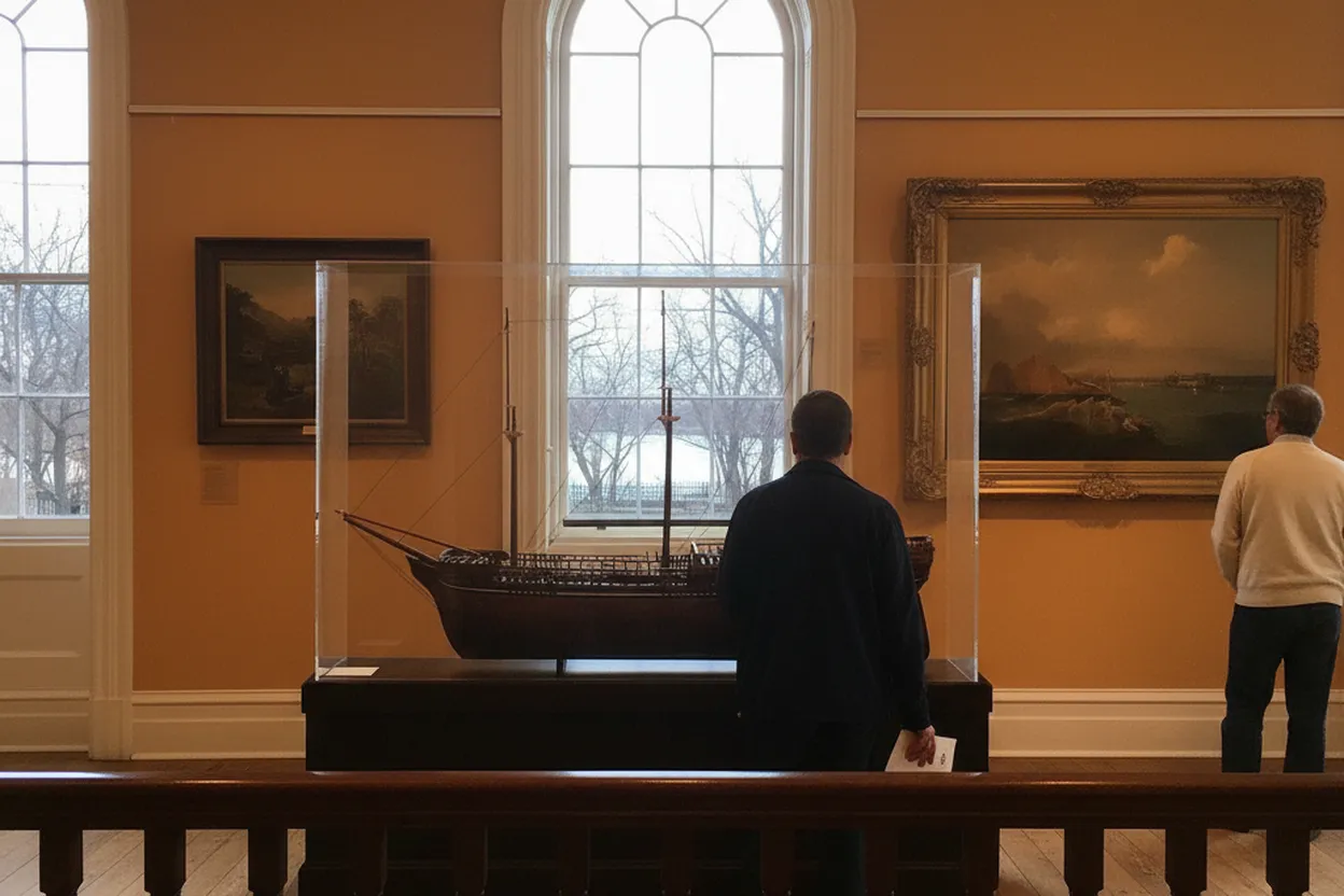 Cover scene for The Noble Maritime Collection: A Ferry-Friendly Art Stop With Harbor Texture
