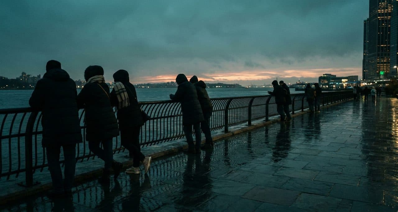 The Promenade When Northern Lights Tonight Means Actually Tonight - scene