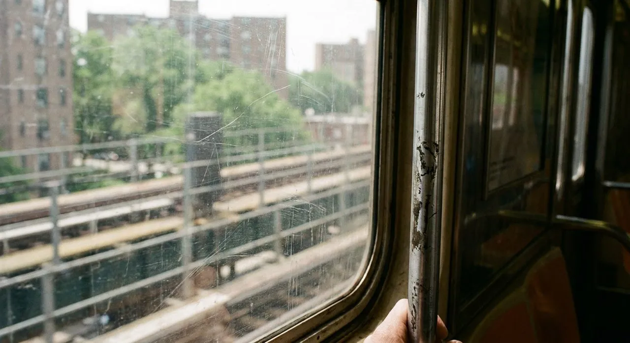 The Q train above-ground stretch from Brighton Beach to Prospect Park