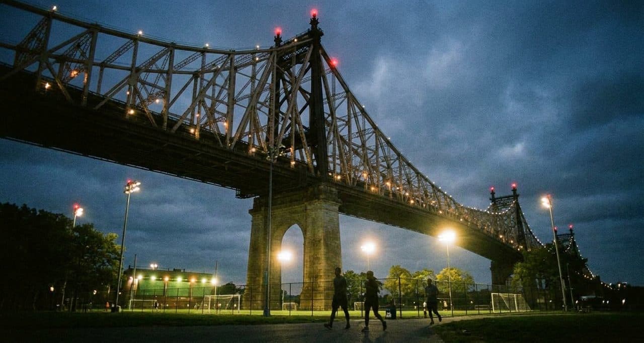 The Triborough Shadow Path Where Moviegoers Walk Off Grogu's Big Screen Glow - scene
