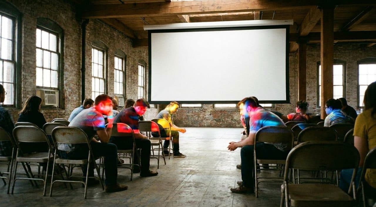 The Warehouse Screening Room When NBA Finals Means Everything - scene