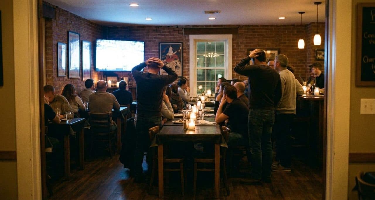 The West African Bistro Hosting France vs Ivory Coast Watch Parties With Dual Allegiances - scene