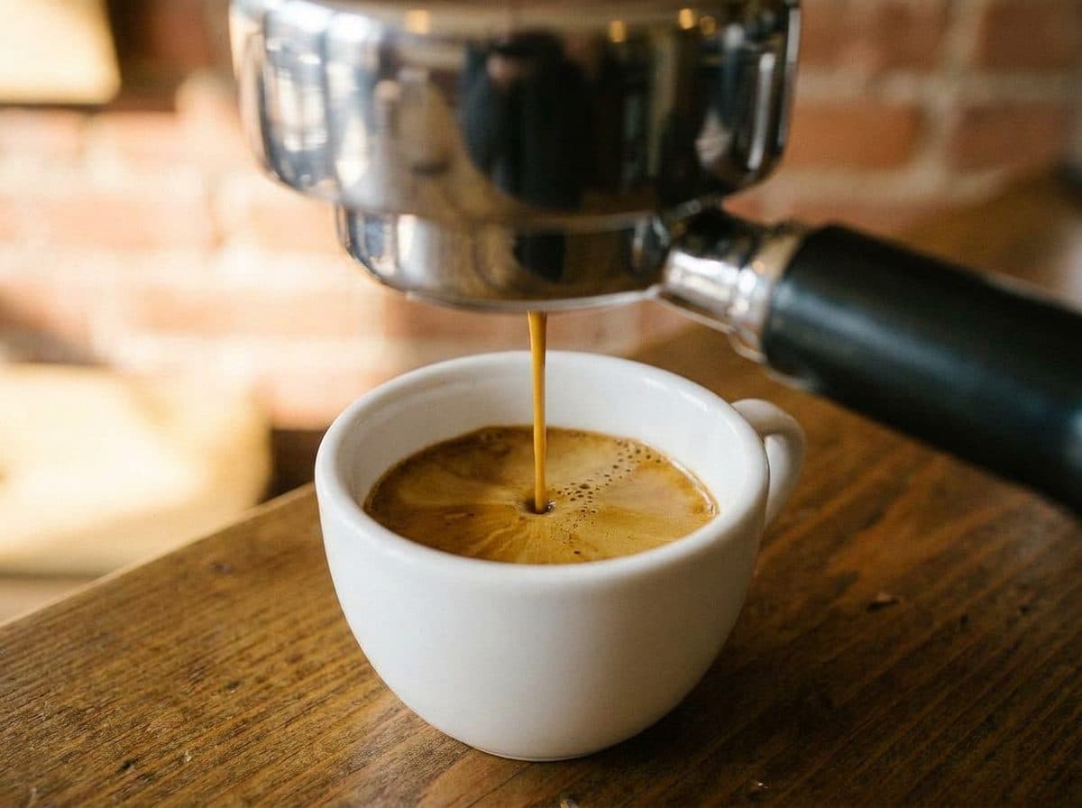 The Third-Wave Coffee Shop on a Park Slope Side Street Every Morning - scene